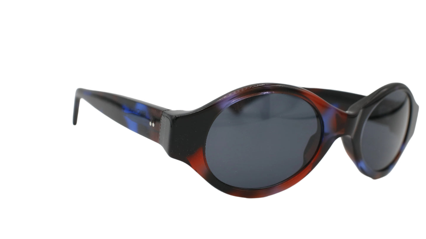 Round Bold Frame – Midnight Marbled Acetate 1 of 1