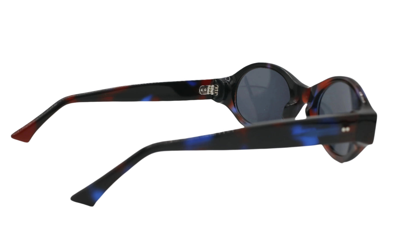 Round Bold Frame – Midnight Marbled Acetate 1 of 1