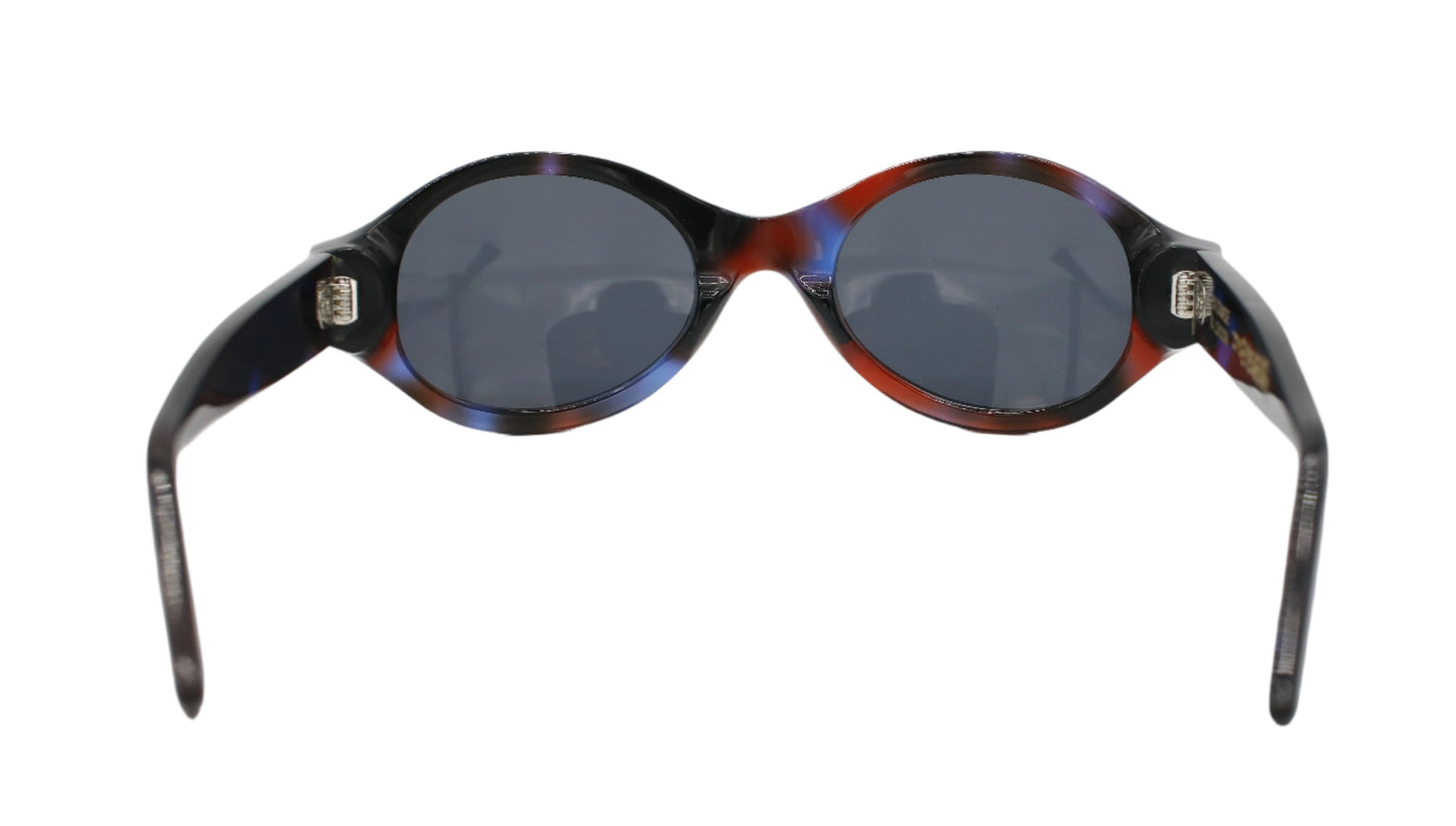Round Bold Frame – Midnight Marbled Acetate 1 of 1