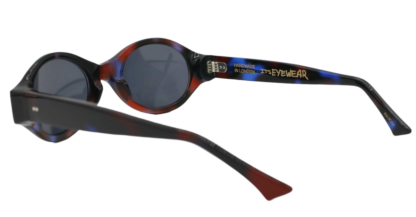 Round Bold Frame – Midnight Marbled Acetate 1 of 1