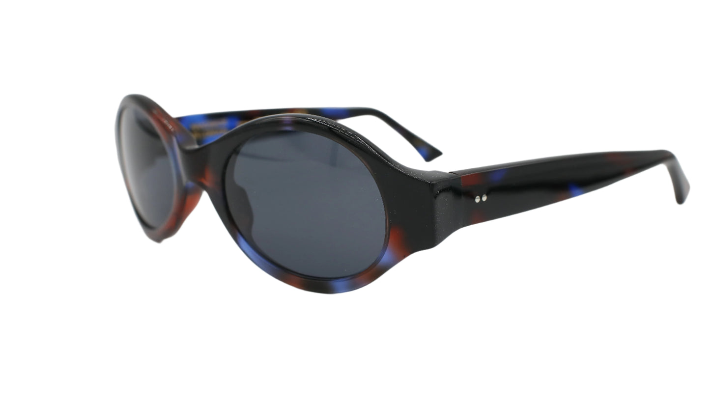 Round Bold Frame – Midnight Marbled Acetate 1 of 1