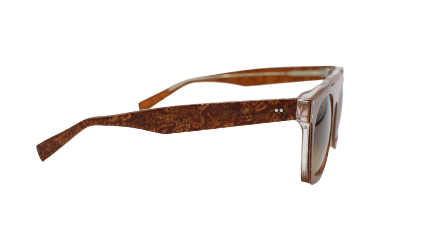 Vintage Square Frame – Honey Brown Acetate 1 of 1