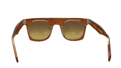 Vintage Square Frame – Honey Brown Acetate 1 of 1