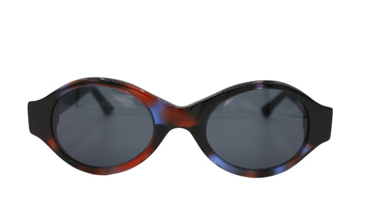 Round Bold Frame – Midnight Marbled Acetate 1 of 1