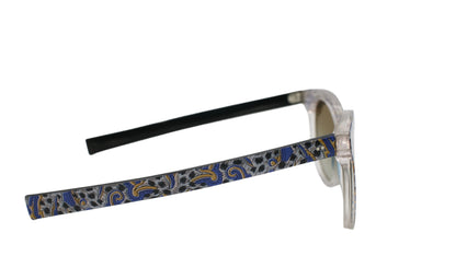 Patterned Cat-Eye Frame – Vibrant Mosaic Acetate 1 of 1